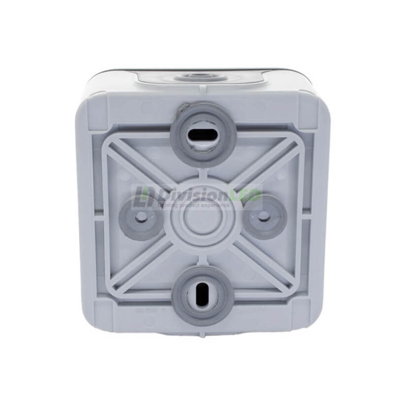 LEGRAND 069715 plexo-monoblock superficie conmutador doble 10A gris