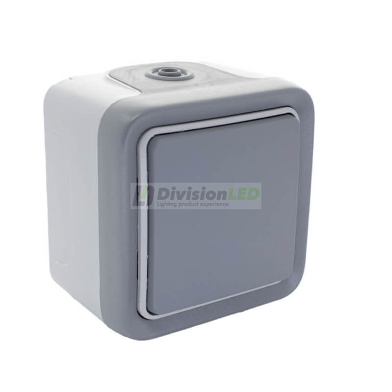 LEGRAND 069716 plexo-monoblock superficie cruzamiento 1P 10A gris