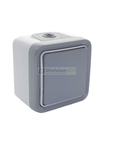 LEGRAND 069716 plexo-monoblock superficie cruzamiento 1P 10A gris