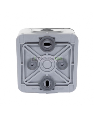 LEGRAND 069722 plexo-monoblock superficie pulsador luminoso 1P 10A gris