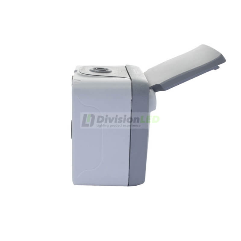 LEGRAND 069733 plexo-monoblock superficie base de corriente 2P+T tornillo gris