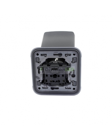 LEGRAND 069833 plexo-monoblock empotrar base de corriente 2P+T gris