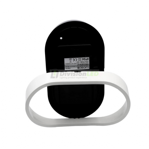 Plafón oval exterior sensor 10W IP54