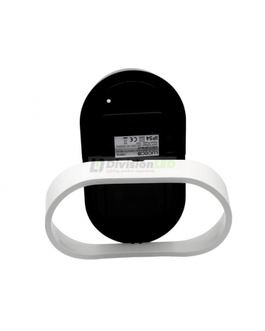 Plafón oval exterior sensor 10W IP54