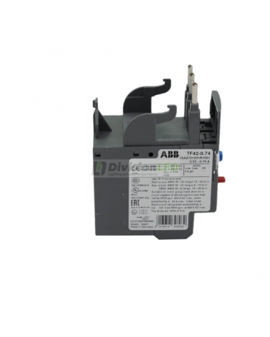 ABB 1SAZ721201R1021 TF42-0.74 relé térmico sobrecarga 1NA+1NC 0.55-0.74A 4gG