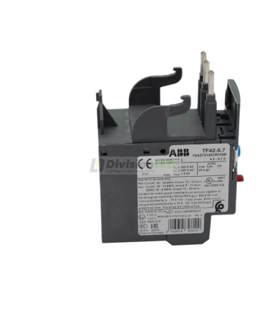 ABB 1SAZ721201R1038 TF42-5.7 relé térmico sobrecarga 1NA+1NC 4.2-5.7A 20gG