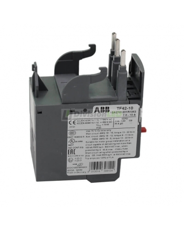 ABB 1SAZ721201R1043 TF42-10 relé térmico sobrecarga 1NA+1NC 7.6-10A 35gG