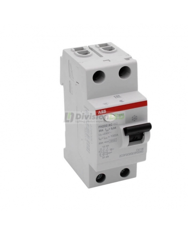 ABB FH202AC-25/0.3 Interruptor diferencial 2P 25A AC 300mA 2CSF202003R3250