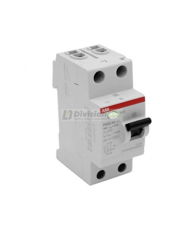 ABB FH202AC-40/0.3 Interruptor diferencial 2P 40A AC 300mA 2CSF202003R3400