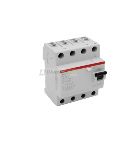 ABB FH204AC-25/0.3 Interruptor diferencial 4P 25A AC 300mA 2CSF204003R3250