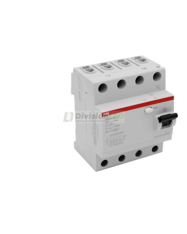 ABB FH204AC-40/0.3 Interruptor diferencial 4P 40A AC 300mA 2CSF204003R3400