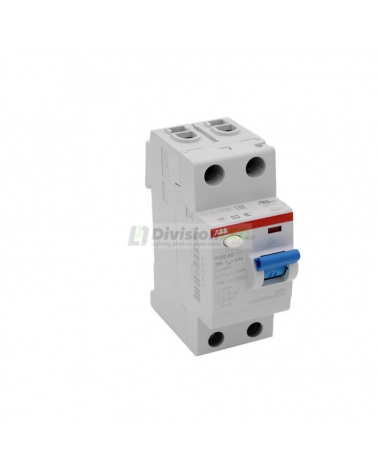 ABB F202AC-25 0.3 Interruptor diferencial 2P 25A AC 300mA 2CSF202001R3250