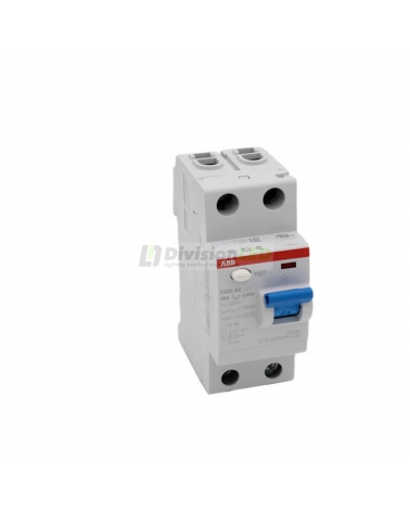 ABB F202AC-40/0.03 Interruptor diferencial 2P 40A AC 30mA 2CSF202001R1400