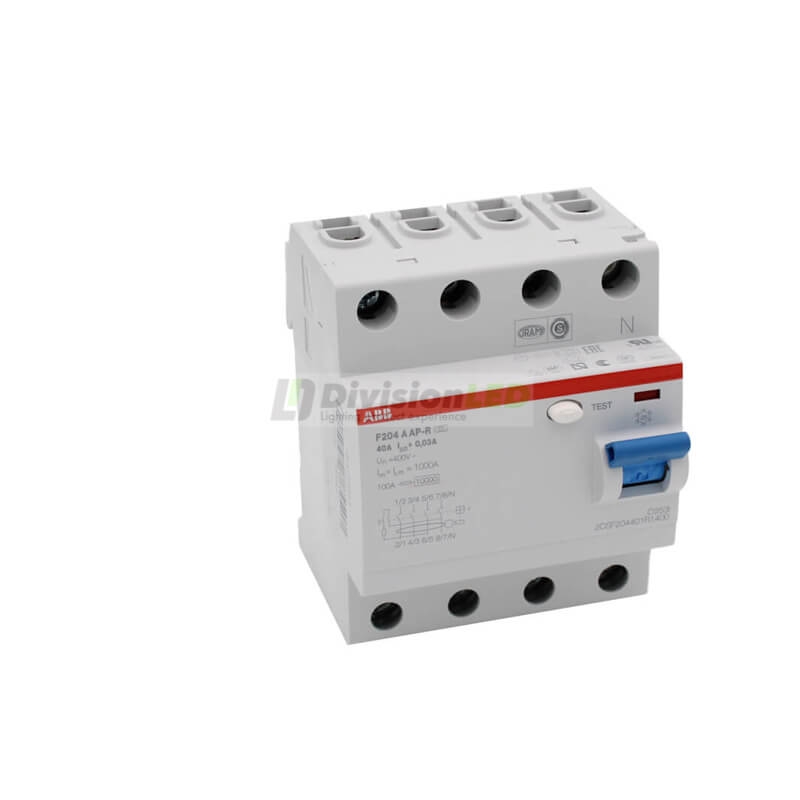 ABB F204A-40/0.03 AP-R Interruptor diferencial 4P 40A A 30mA 2CSF204401R1400