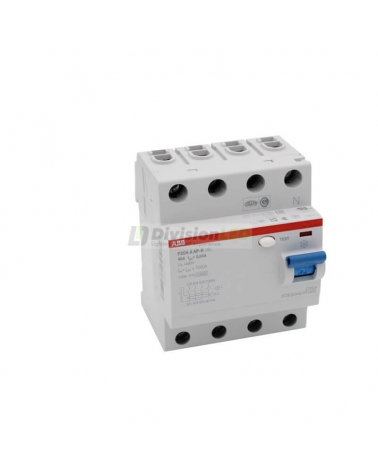 ABB F204A-40/0.03 AP-R Interruptor diferencial 4P 40A A 30mA 2CSF204401R1400