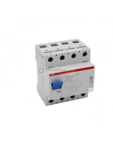 ABB F204AC-125/0.03 Interruptor diferencial 4P 125A AC 30mA 2CSF204001R1950