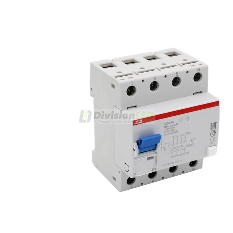ABB F204AC-125/0.3 Interruptor diferencial 4P 125A AC 300mA 2CSF204001R3950
