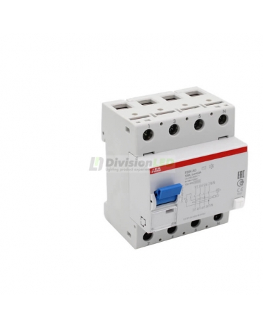 ABB F204AC-125/0.3 Interruptor diferencial 4P 125A AC 300mA 2CSF204001R3950