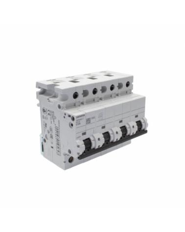Siemens 5SP4492-7 Interruptor magnetotérmico 4P 125A C 10kA 6Mod 400V