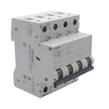 Siemens 5SL6410-7 Interruptor magnetotérmico 4P 10A C 6kA 400V