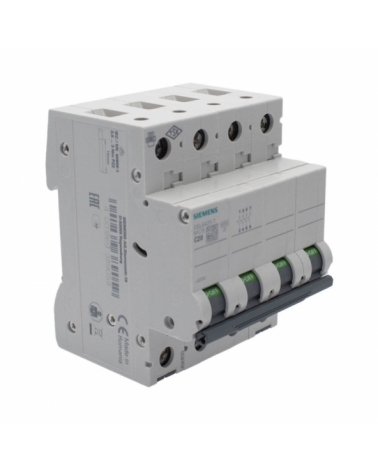 Siemens 5SL6420-7 Interruptor magnetotérmico 4P 20A C 6kA 400V