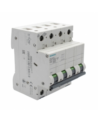 Siemens 5SL6432-7 Interruptor magnetotérmico 4P 32A C 6kA 400V