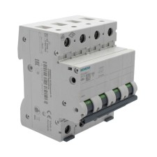 Siemens 5SL6463-7 Interruptor magnetotérmico 4P 63A C 6kA 400V