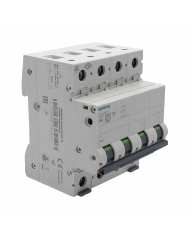 Siemens 5SL6463-7 Interruptor magnetotérmico 4P 63A C 6kA 400V