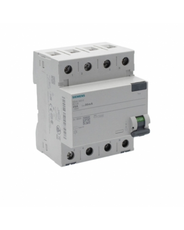 Siemens 5SV4342-0 Interruptor diferencial 2P 63A AC 30mA 230V