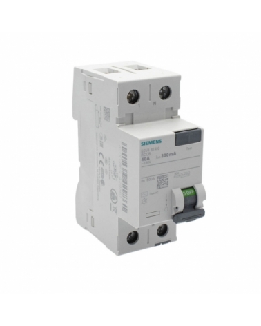 Siemens 5SV4614-0 Interruptor diferencial 2P 63A AC 300mA 230V