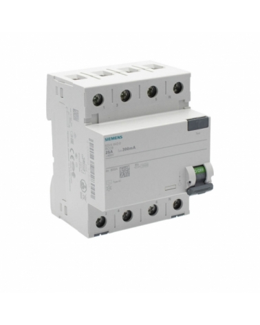 Siemens 5SV4642-0 Interruptor diferencial 2P 63A AC 300mA 230V