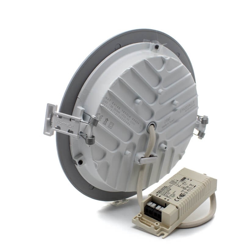 Downlight LED empotrable 13W gris - ¡descúbrela en 360°! - DivisionLED