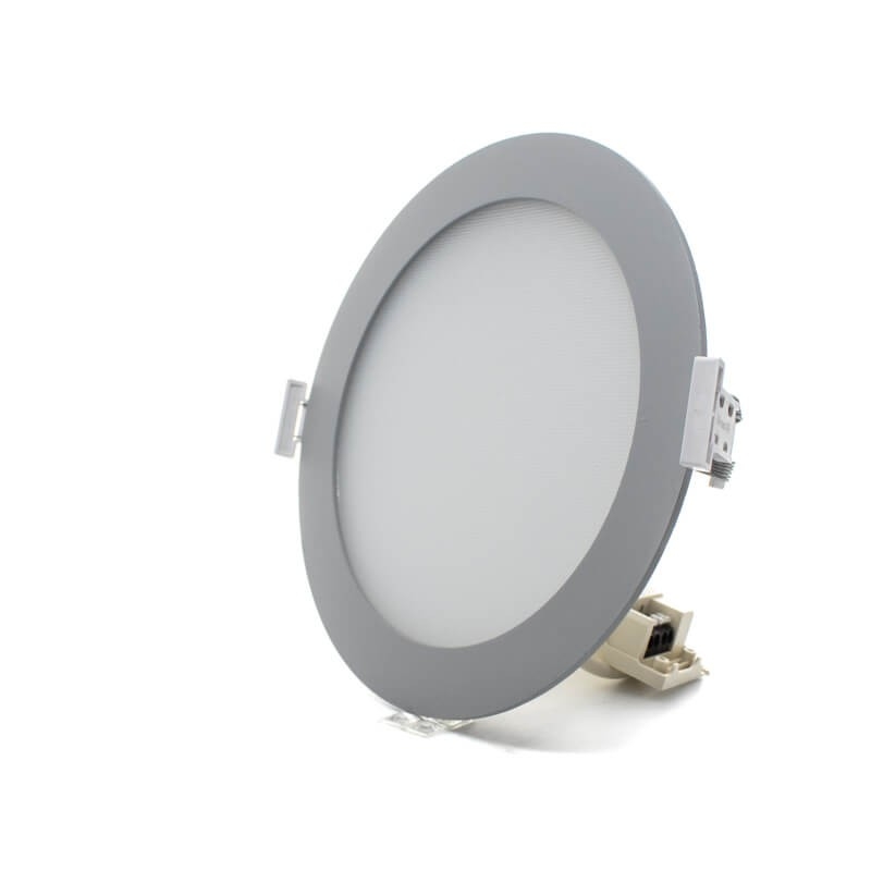 Downlight LED empotrable 13W gris - ¡descúbrela en 360°! - DivisionLED