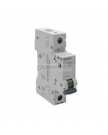Siemens 5SL4106-7 Interruptor magnetotérmico 1P 6A C 10kA 230/400V