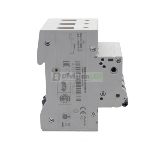 Siemens 5SL4316-7 Interruptor magnetotérmico 3P 16A C 10kA 400V