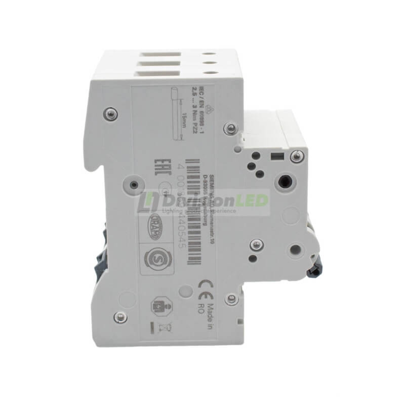 Siemens 5SL4320-7 Interruptor magnetotérmico 3P 20A C 10kA 400V