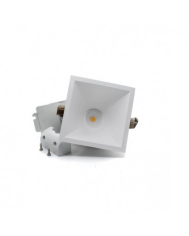 Downlight LED empotrable cuadrado 5.8W - ¡en 360°! - DivisionLED