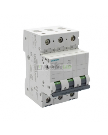 Siemens 5SL4325-7 Interruptor magnetotérmico 3P 25A C 10kA 400V