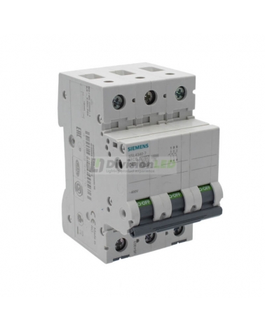Siemens 5SL4340-7 Interruptor magnetotérmico 3P 40A C 10kA 400V
