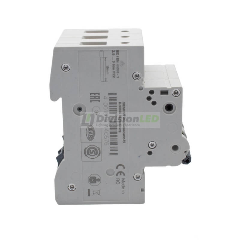 Siemens 5SL4340-7 Interruptor magnetotérmico 3P 40A C 10kA 400V