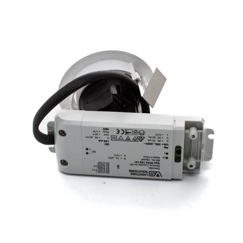 Downlight LED empotrable redondo 5.8W blanco - ¡en 360°! - DivisionLED