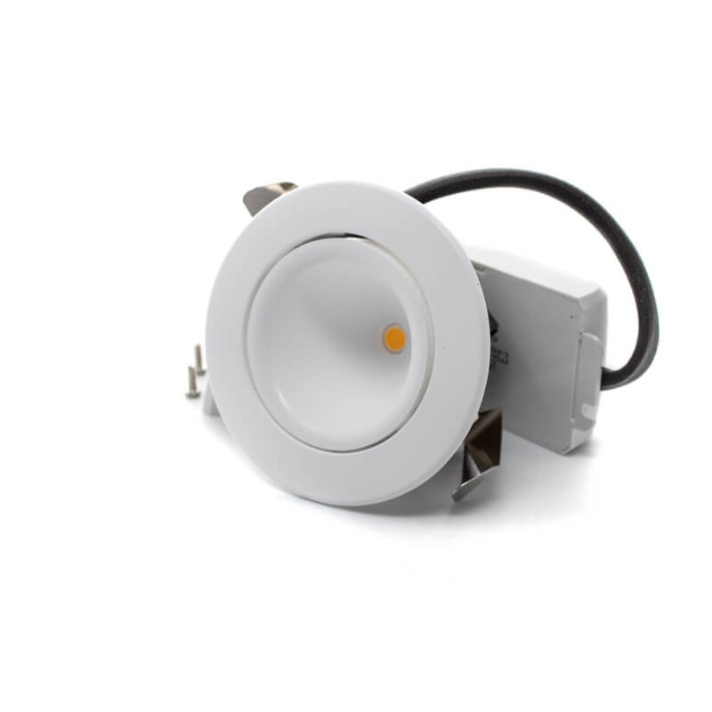Downlight LED empotrable basculante 5.8W blanco - ¡en 360°! - DivisionLED