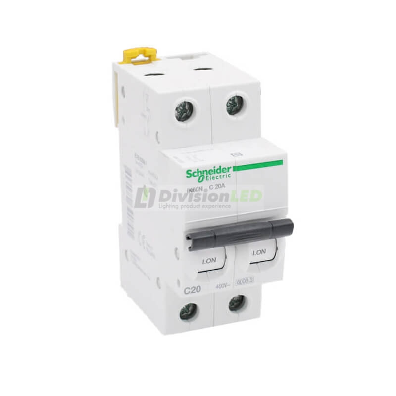 SCHNEIDER A9K17220 Interruptor magnetotérmico iK60N 2P 20A C
