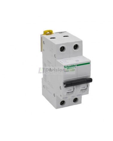 Interruptor magnetotérmico iK60N 2P 25A C