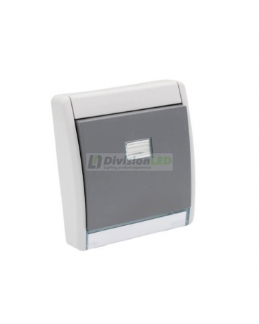 Simon 4400010-035 Marco tecla individual gris Simon 44 Aqua