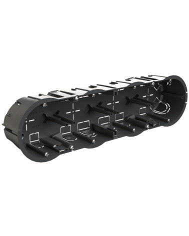 SOLERA 5925 Caja de mecanismos de empotrar en tabique hueco 4 elementos garras 281x68x46mm
