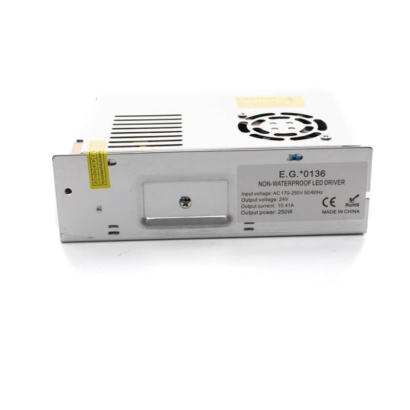 Fuente de alimentación TR 250W 24V - ¡imagen en 360°! - DivisionLED