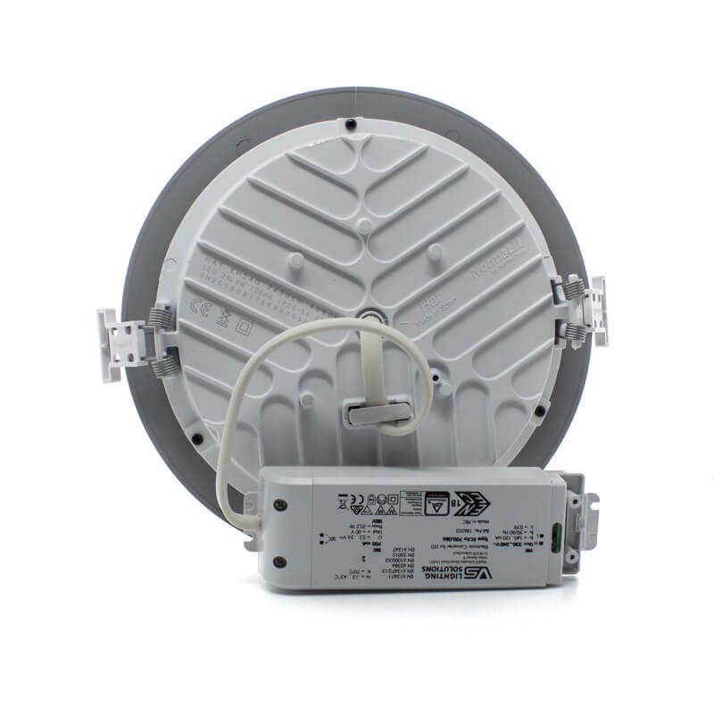 Downlight LED empotrable 20.5W gris - ¡imagen en 360°! - DivisionLED