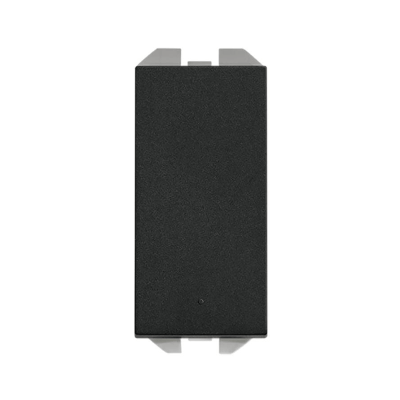 SIMON 20001251-098 Cruzamiento pulsante con módulo estrecho 10AX negro mate SIMON 270