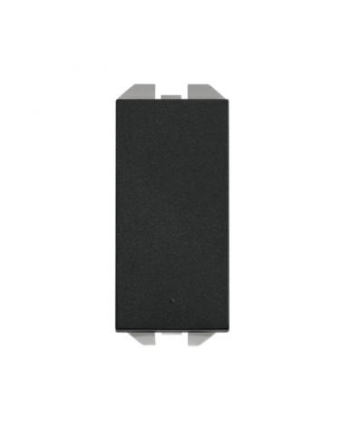 SIMON 20001251-098 Cruzamiento pulsante con módulo estrecho 10AX negro mate SIMON 270